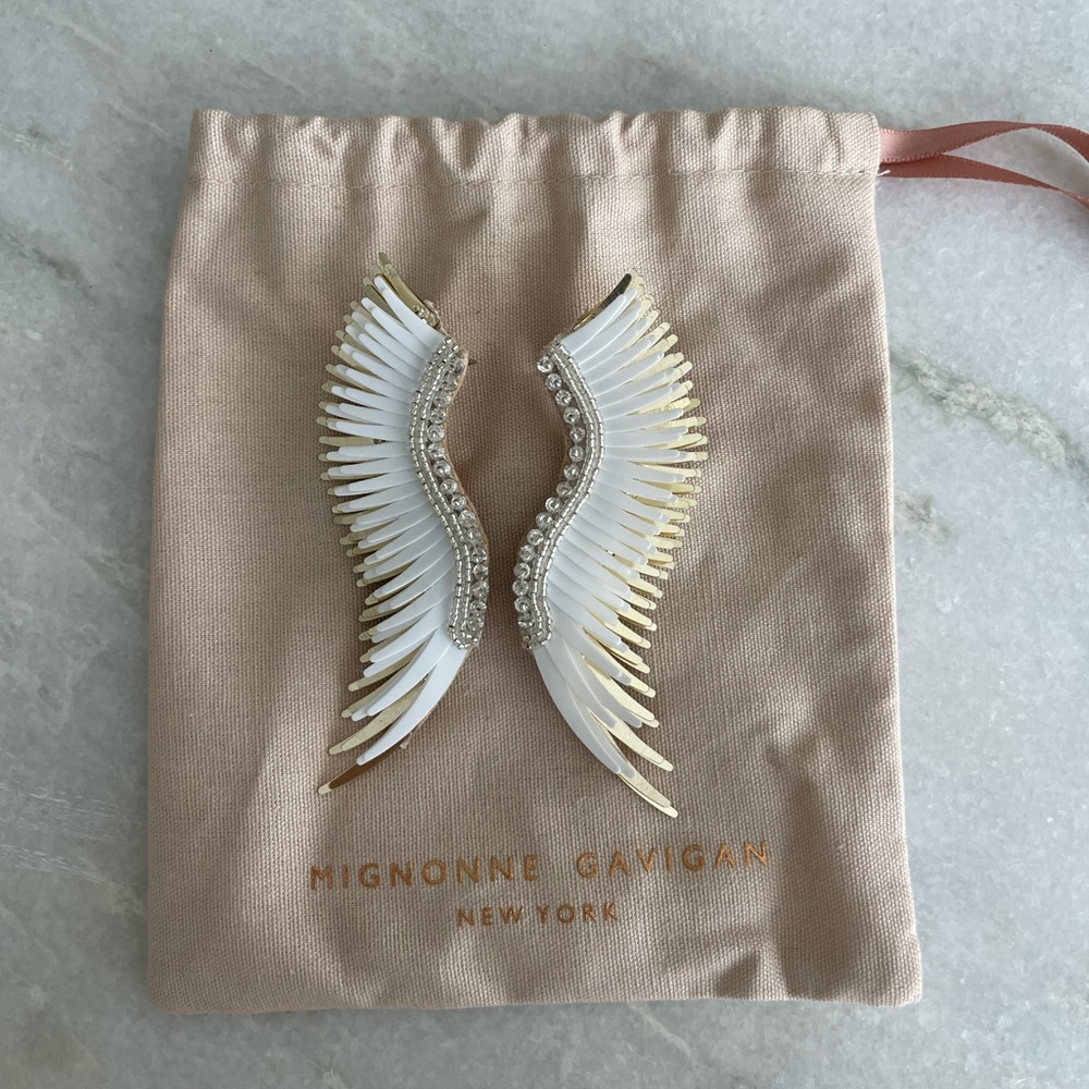 Mignonne Gavigan Madeline Earrings White
